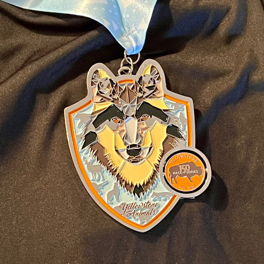 Animals of Yellowstone Race - 150 Years - Medal