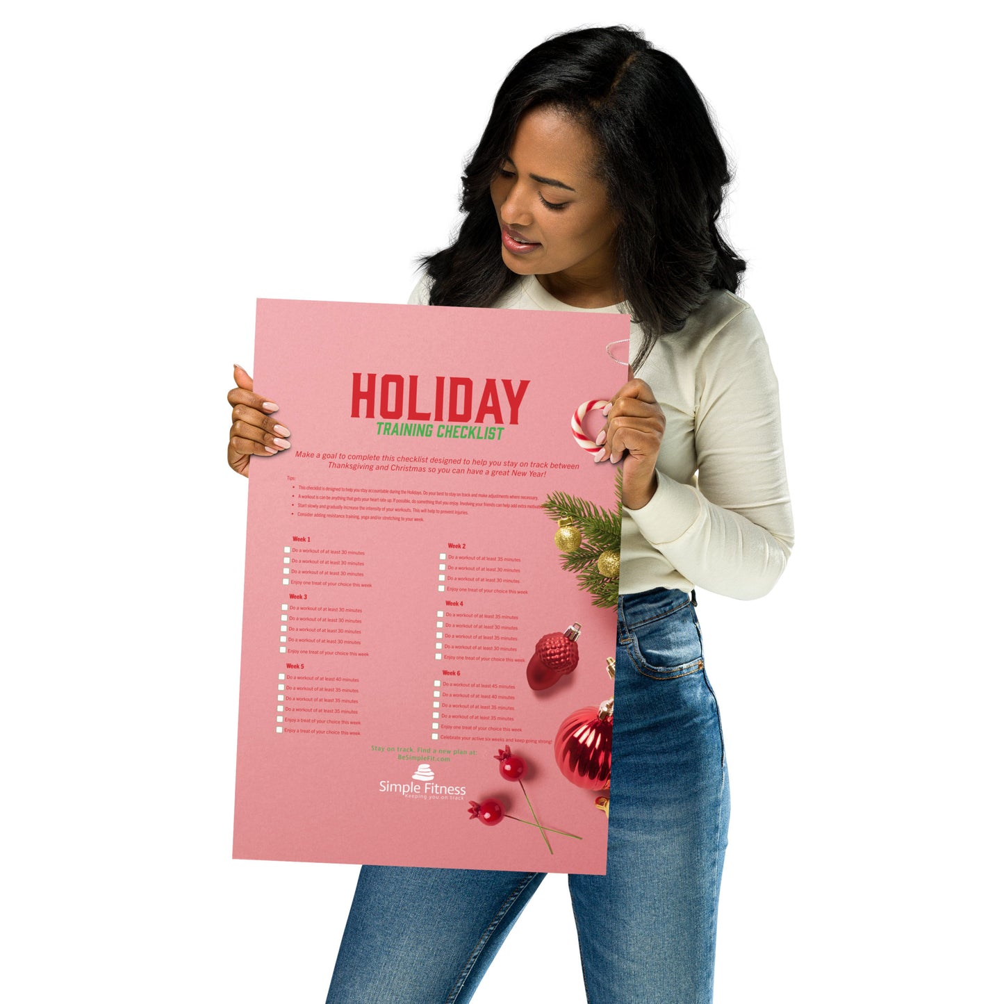 Holiday Training Checklist Poster