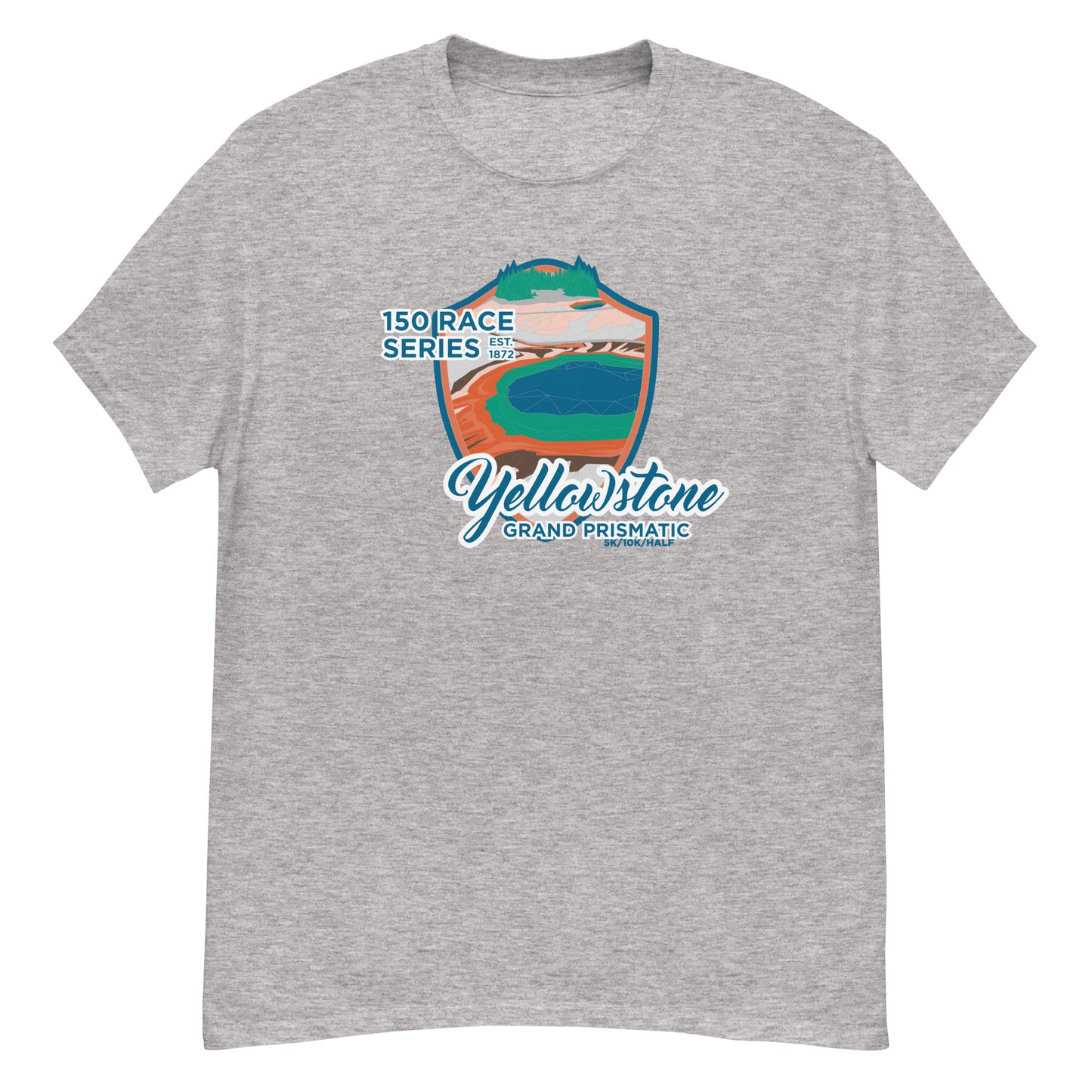 Classic Everyday Grand Prismatic Race Tee - 150 Years of Yellowstone