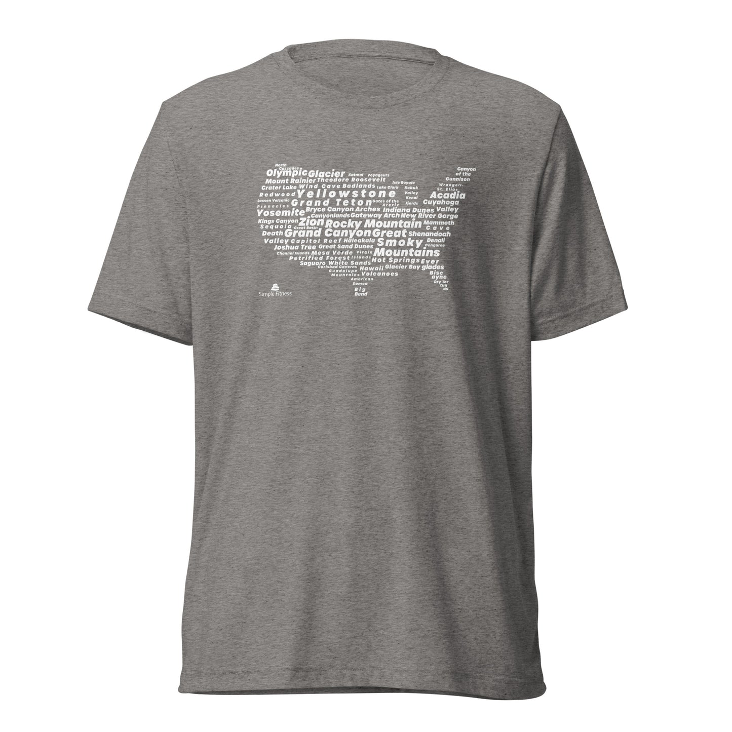 Premium Everyday All National Parks USA Tee