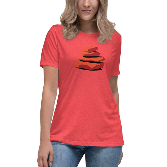 Premium Everyday Women's Simple Colorful Cairn Tee