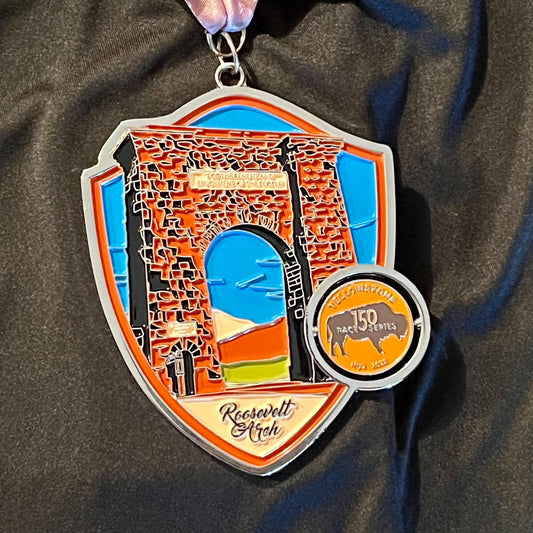 Roosevelt Arch - 150 Years of Yellowstone - Medal