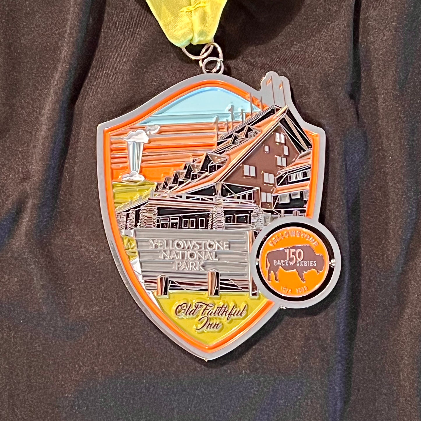 Old Faithful Inn - 150 Years of Yellowstone - Medal