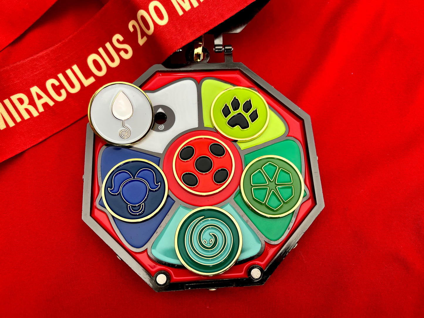 Last Chance: Be Miraculous 200 Mile Challenge Medal & Pins Bundle