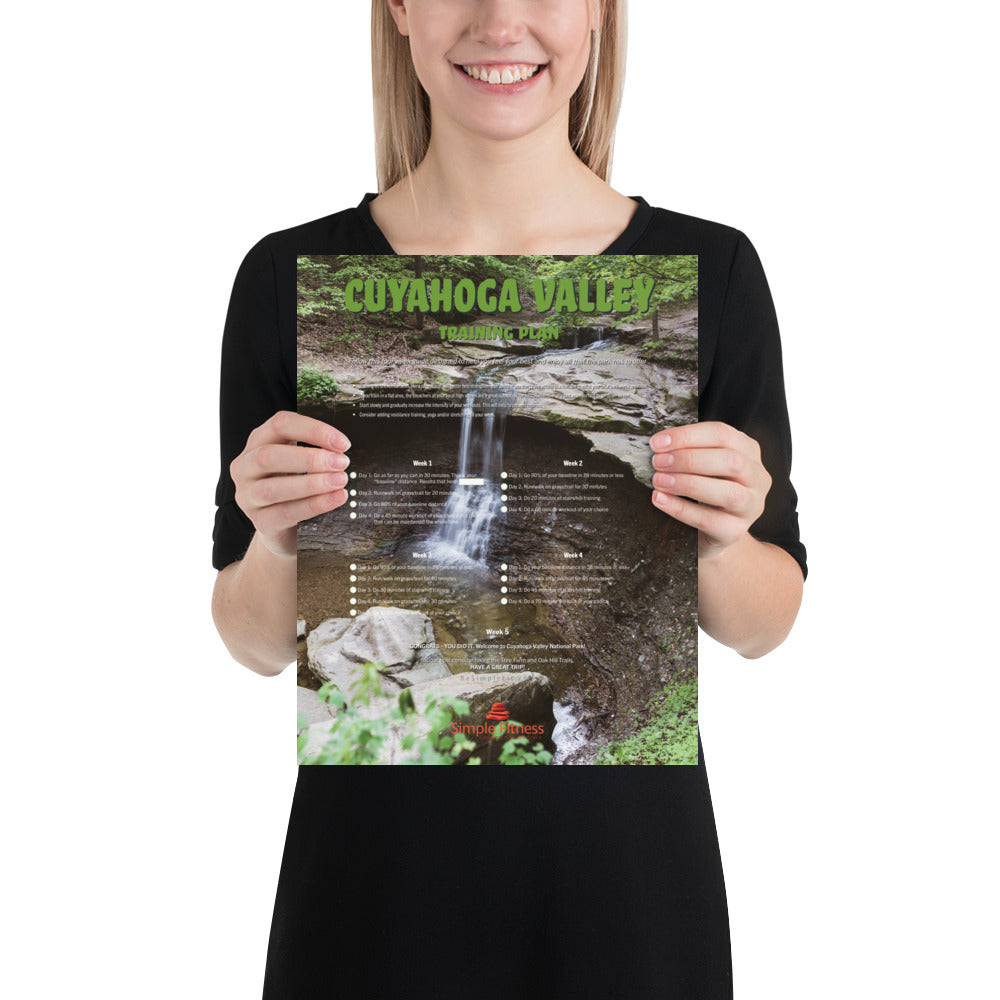 Cuyahoga Valley National Park Training Plan Poster