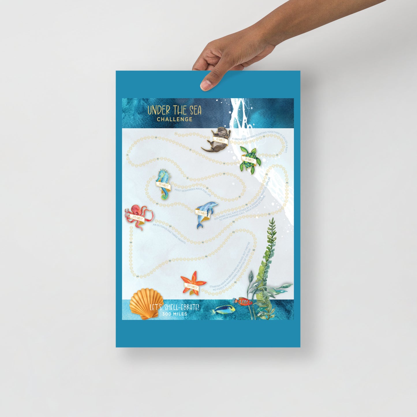 Under The Sea Challenge Tracker Poster