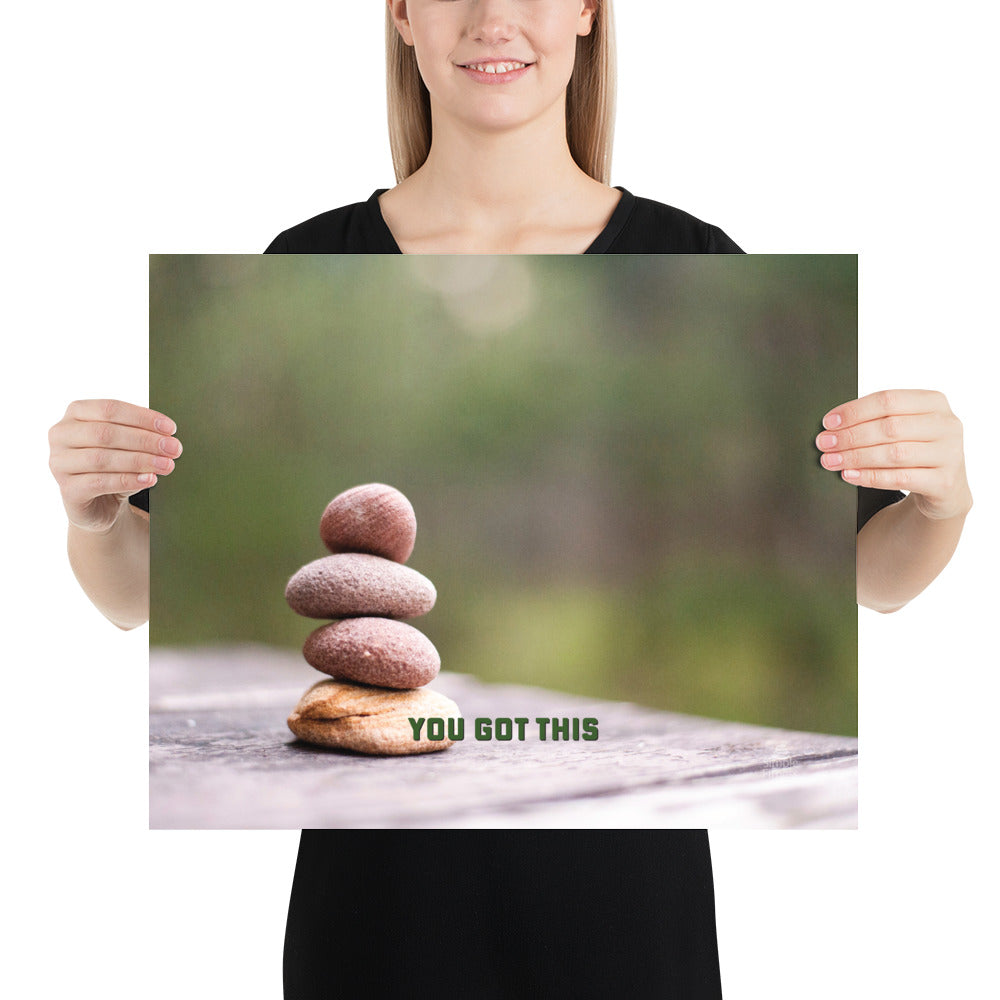 You Got This Small Cairn Poster