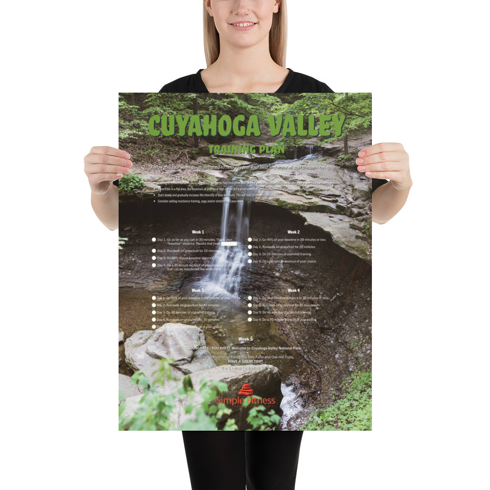 Cuyahoga Valley National Park Training Plan Poster