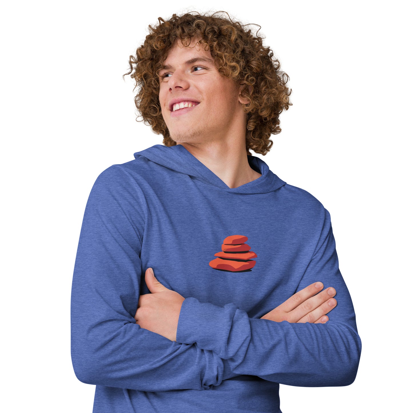 Premium Beach Simple Colorful Cairn Hoodie