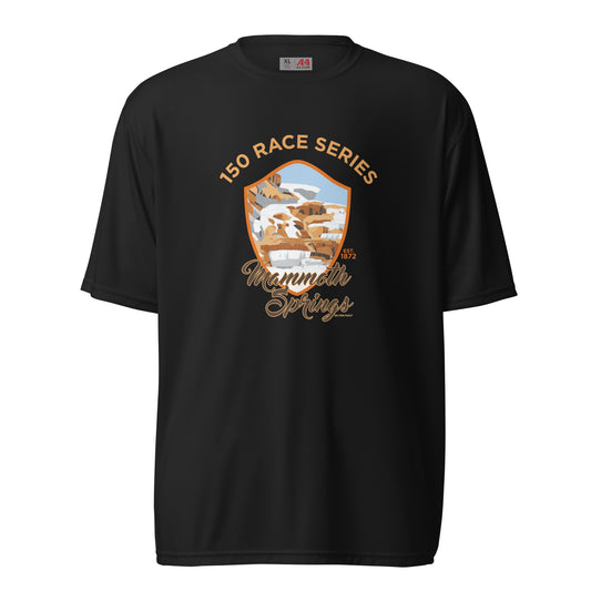 Performance Athletic Mammoth Hot Springs Race Tee - 150 Years of Yellowstone