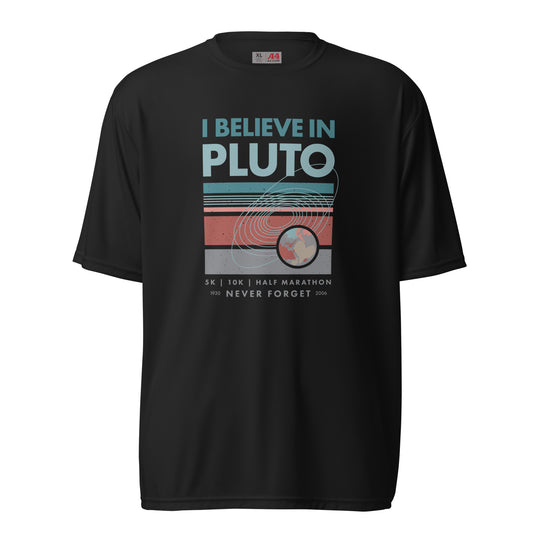 Performance Athletic I Believe In Pluto Race Tee