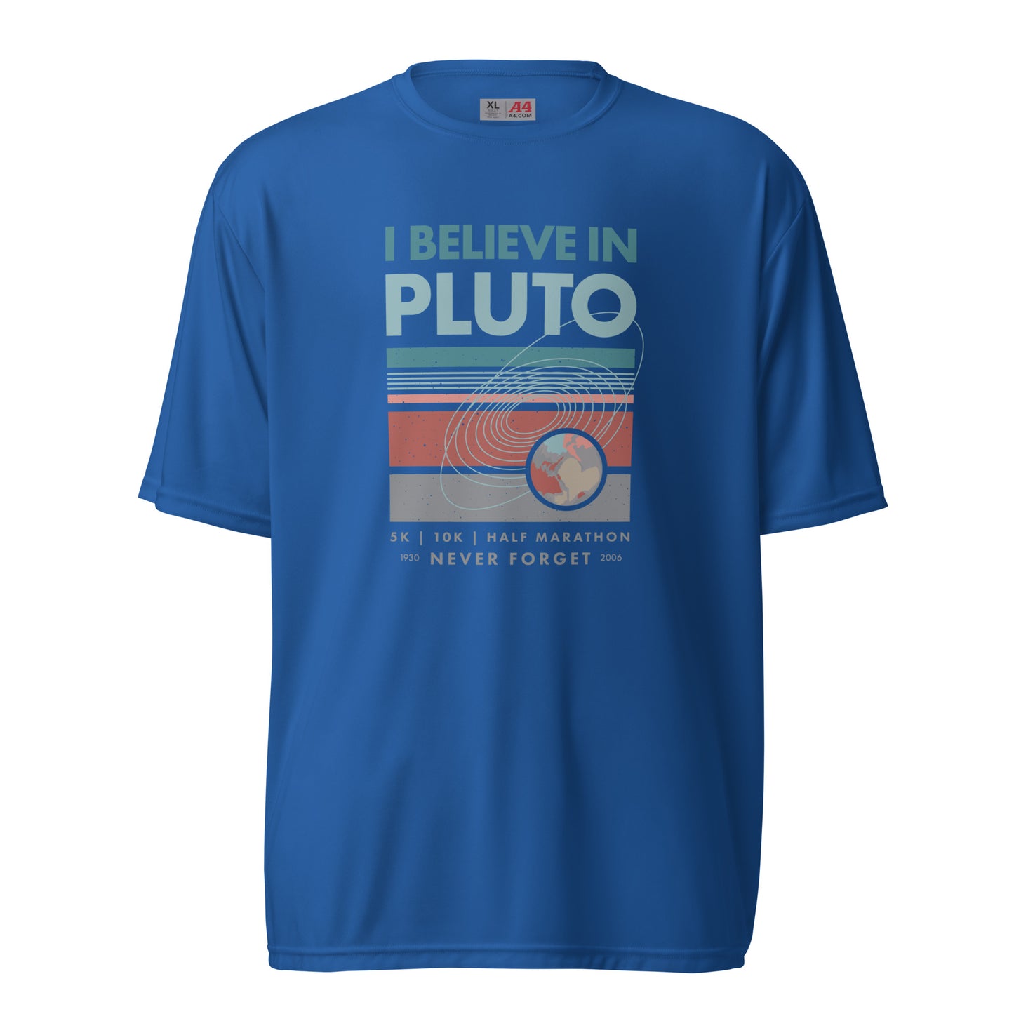 Performance Athletic I Believe In Pluto Race Tee