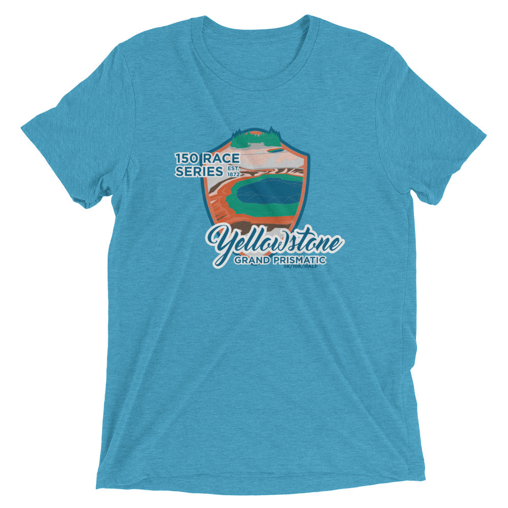 Premium Everyday Grand Prismatic Race Tee - 150 Years of Yellowstone