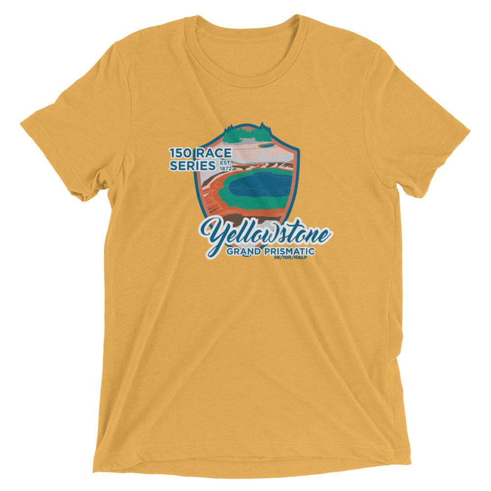 Premium Everyday Grand Prismatic Race Tee - 150 Years of Yellowstone