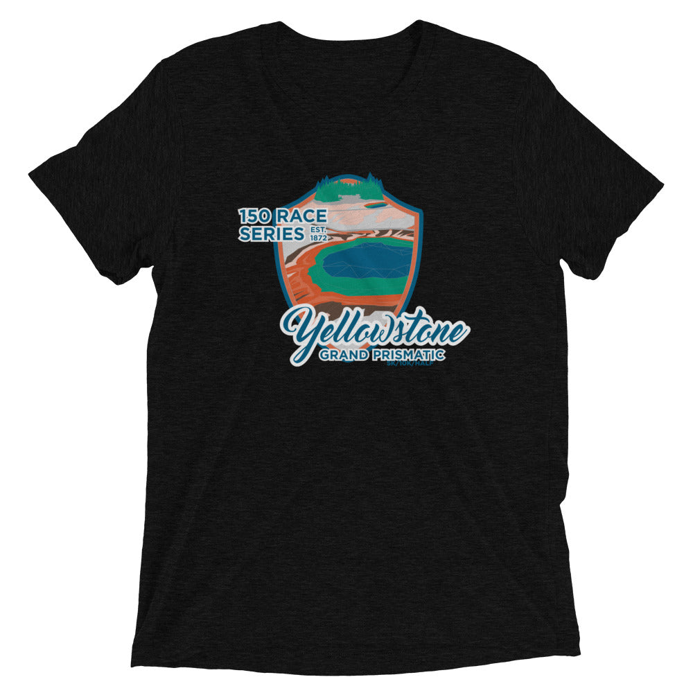 Premium Everyday Grand Prismatic Race Tee - 150 Years of Yellowstone