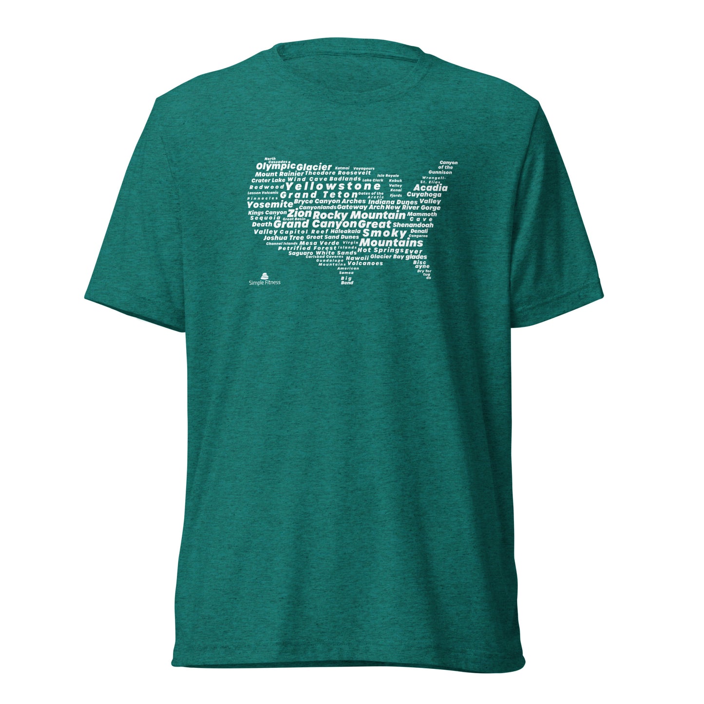 Premium Everyday All National Parks USA Tee