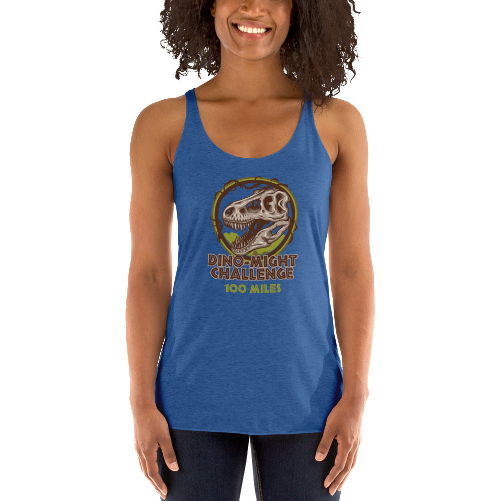 Premium Everyday Women's Dino-Might Racerback Tank