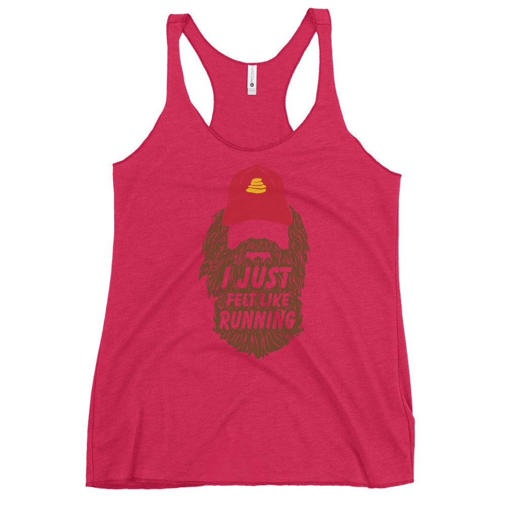 Premium Everyday Women's I Just Felt Like Running Racerback Tank