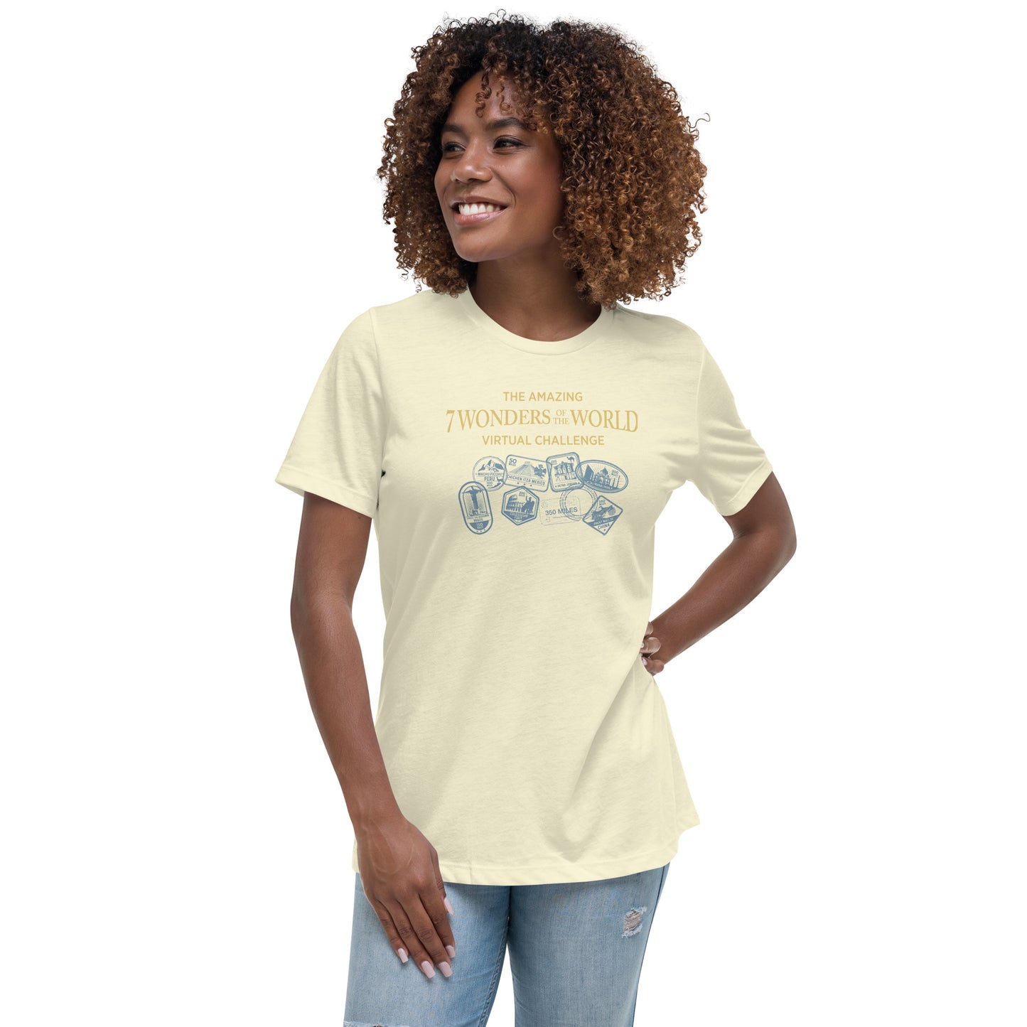 Premium Everyday Women's 7 Wonders of the World Tee