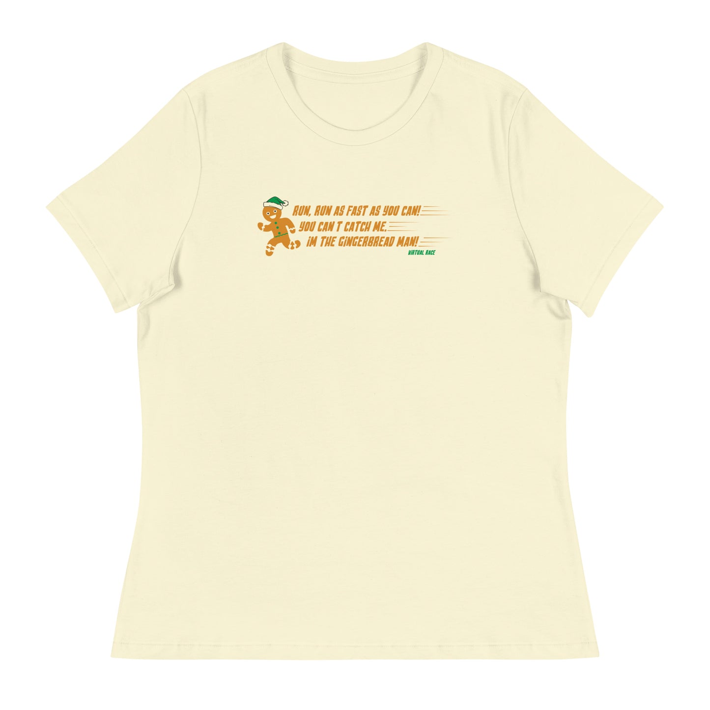 Premium Everyday Women's Gingerbread Man Race Tee