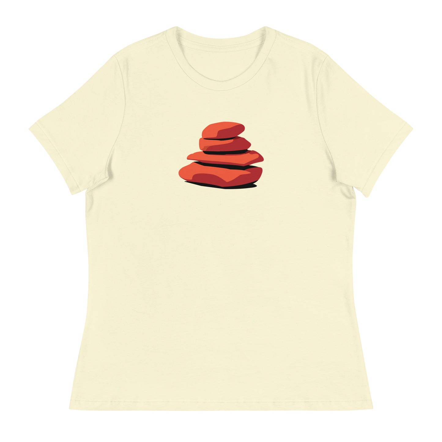 Premium Everyday Women's Simple Colorful Cairn Tee