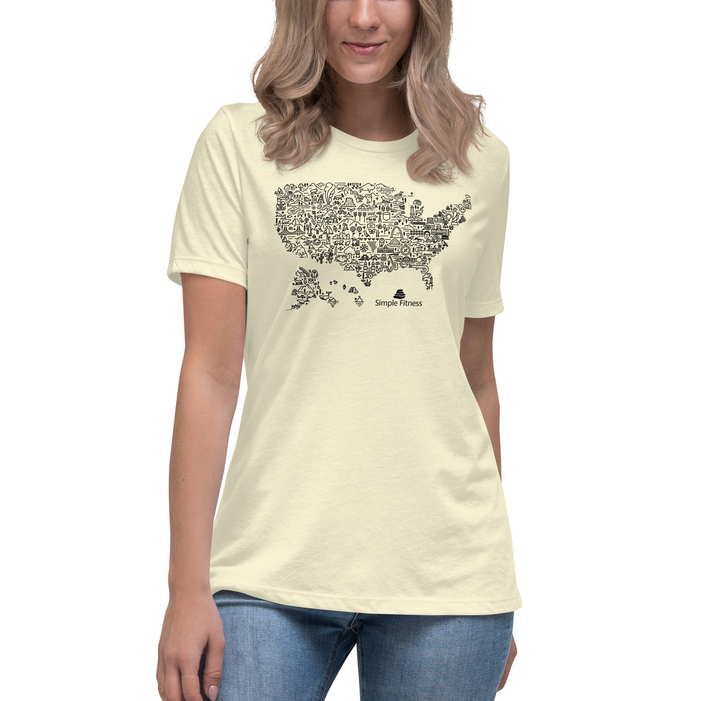 Premium Everyday Women's USA Parks N Stuff Tee