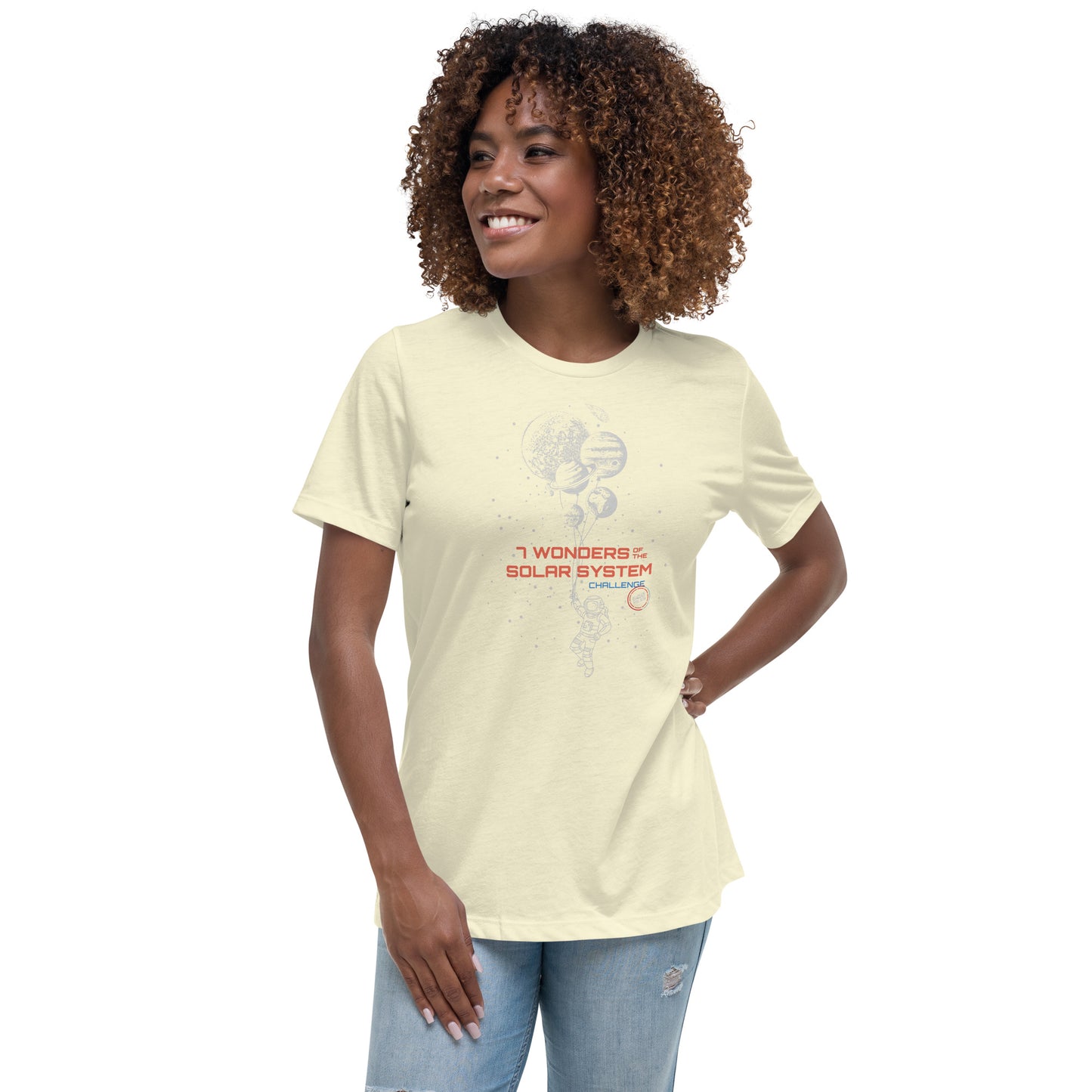 Premium Everyday Women's 7 Wonders of the Solar System Tee