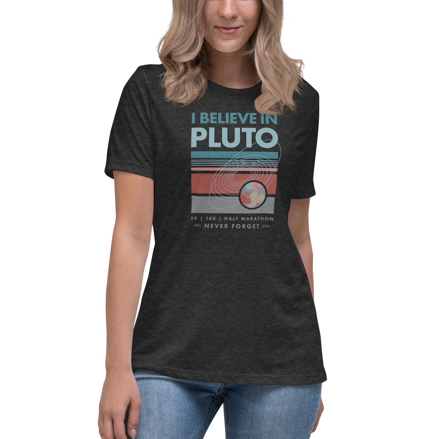 Premium Everyday Women's I Believe In Pluto Race Tee