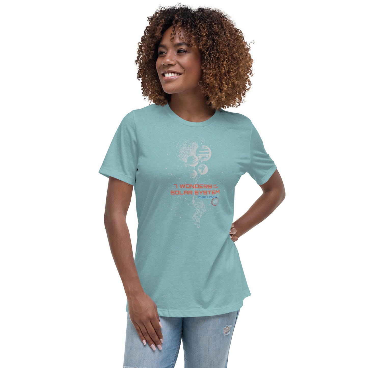 Premium Everyday Women's 7 Wonders of the Solar System Tee