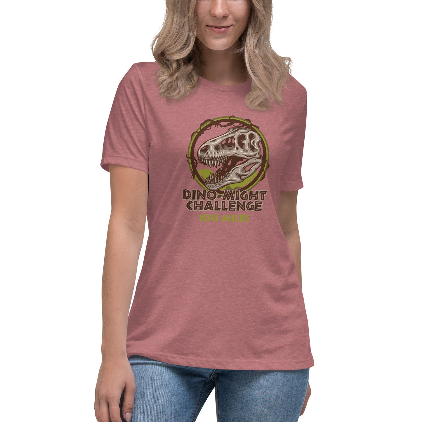 Premium Everyday Women's Dino-Might Challenge Tee