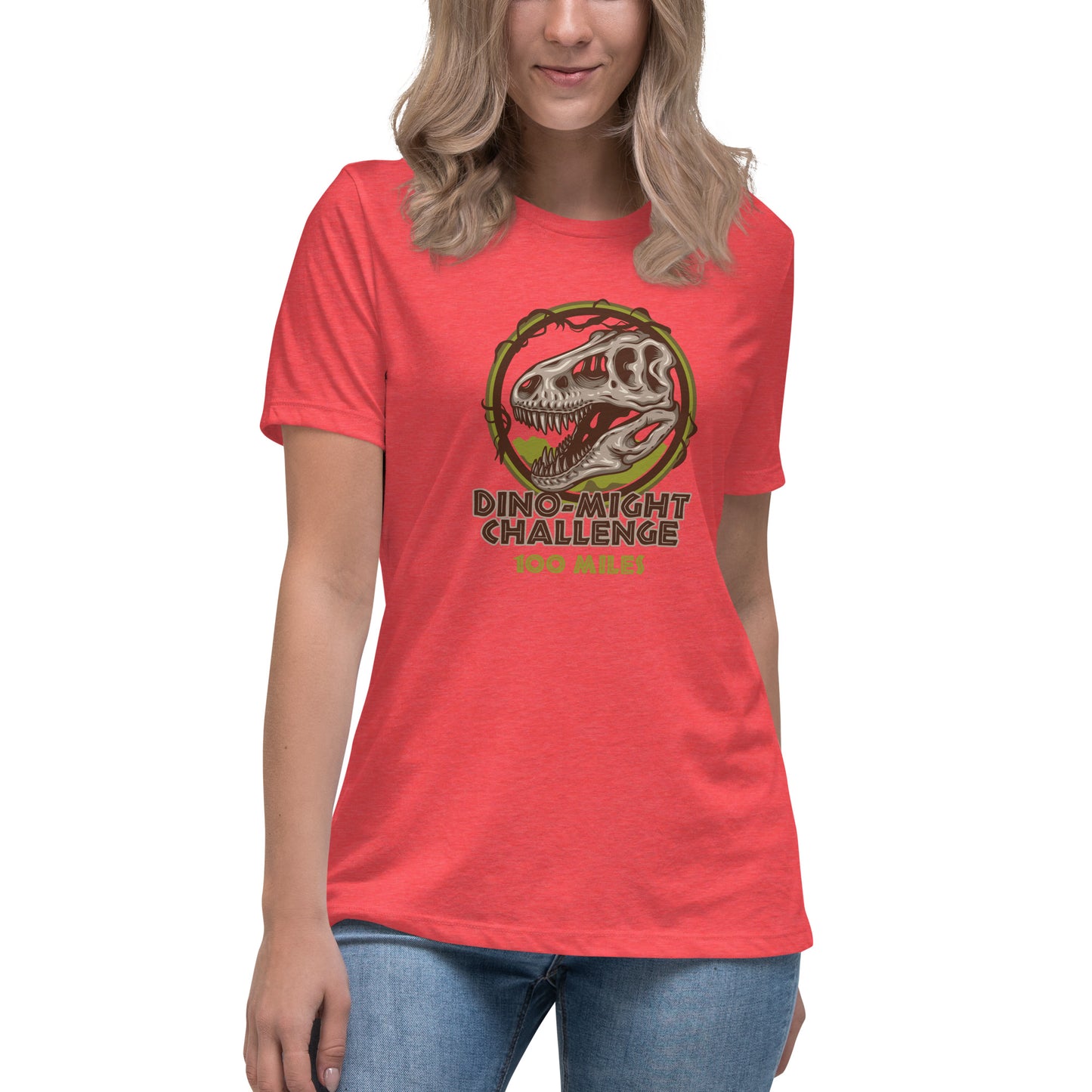 Premium Everyday Women's Dino-Might Challenge Tee