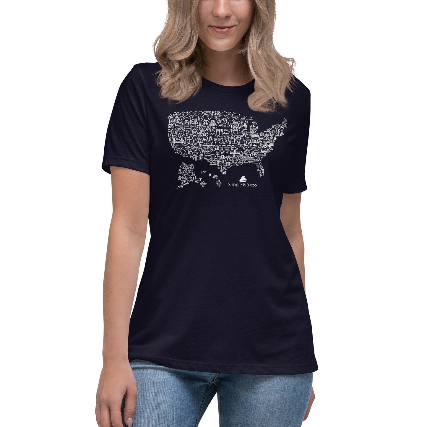 Premium Everyday Women's USA Parks N Stuff Tee